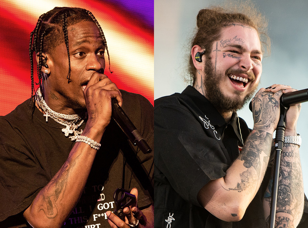 Travis Scott And Post Malone To Perform At The 2018 Mtv